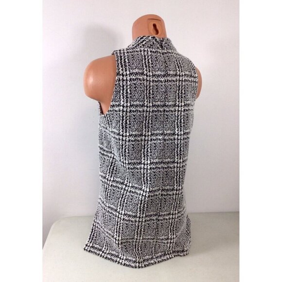 Michael Kors Plaid Blouse Womens Medium - Picture 5 of 5